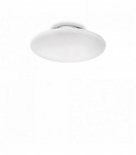 Plafón blanco SMARTIES BIANCO 3 bombillas Diámetro 14 Cm