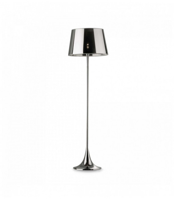 Chrome floor lamp LONDON CROMO 1 bulb