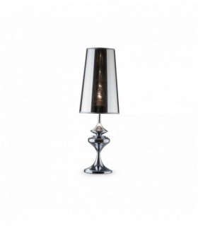 Table lamp Chrome ALFIERE 1 metal bulb
