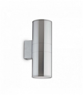 Wall light Aluminum GUN 2 bulbs Height 21 Cm