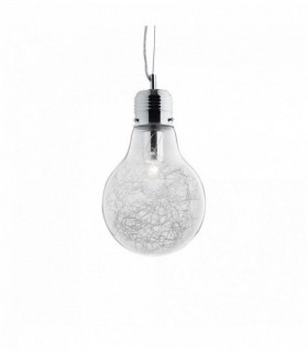 Lampada a sospensione in alluminio LUCE MAX 1 lampadina