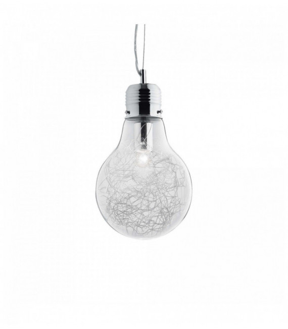 Aluminum pendant light LUCE MAX 1 bulb