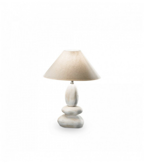 Pierre DOLOMITI table lamp 1 light bulb in fabric