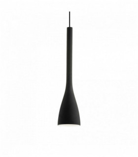 Suspension Noire FLUT 1 ampoule Largeur 30 Cm