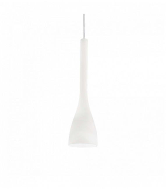 Lampada a sospensione FLUT bianca 1 lampadina Diametro 40 Cm