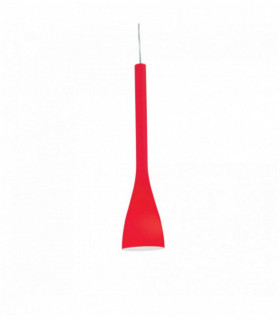 Suspension Rouge FLUT 1 ampoule Diamètre 40 Cm