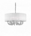 SWAN white pendant light 6 bulbs