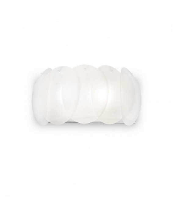 Applique bianco OVALINO 2 lampadine