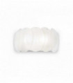 White wall light OVALINO 2 bulbs