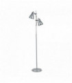 Silver ELVIS floor lamp 2 bulbs