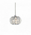Suspension Chromée en cristal CALYPSO 1 ampoule