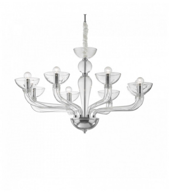 CASANOVA Transparent Pendant 8 bulbs
