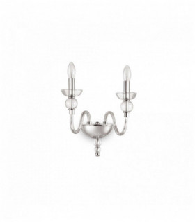 Applique murale Transparente DOGE 2 ampoules