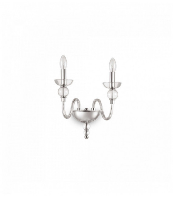 DOGE Transparent wall light 2 bulbs