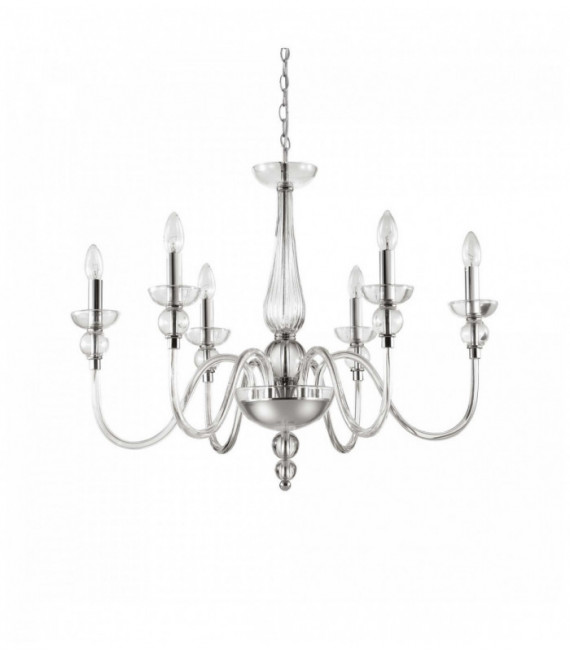 Transparente DOGE Pendelleuchte 6 Lampen