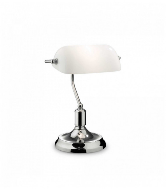 LAWYER Chrome table lamp 1 bulb