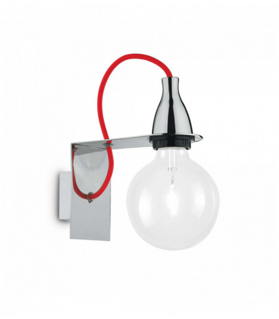 Applique murale Chromée MINIMAL 1 ampoule