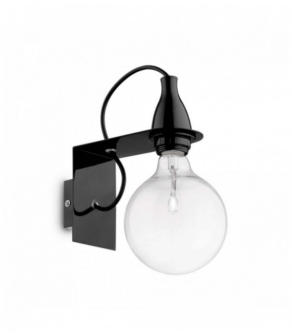 Applique murale Noire MINIMAL 1 ampoule