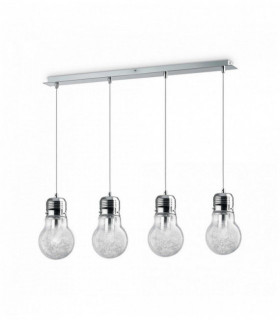 Lampada a sospensione in alluminio LUCE MAX 4 lampadine