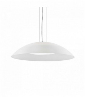 Lámpara colgante blanca LENA 3 bombillas Diámetro 64 Cm
