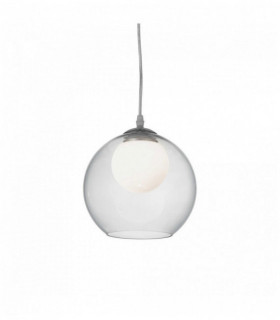 NEMO CLEAR Transparent Pendant 1 metal bulb