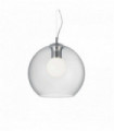 Suspension design Transparente NEMO CLEAR 1 ampoule