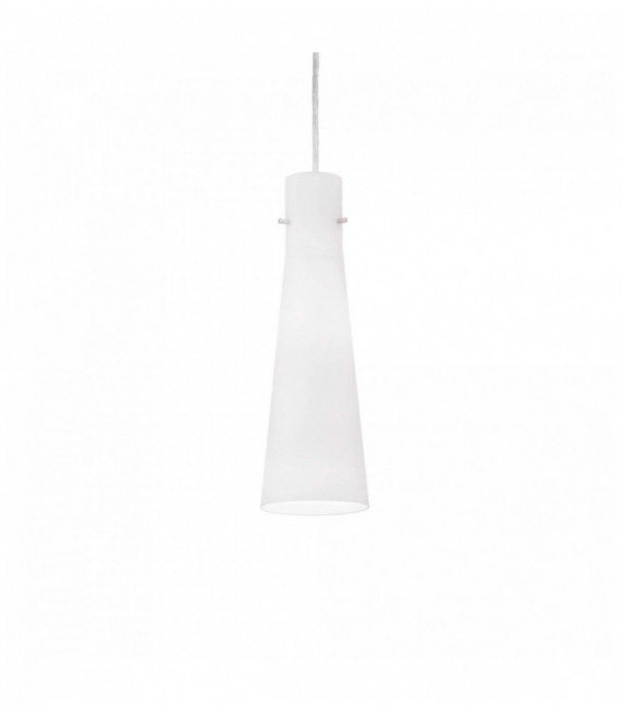 KUKY white pendant lamp 1 bulb