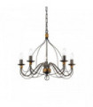CORTE Rust Pendant Light 5 bulbs
