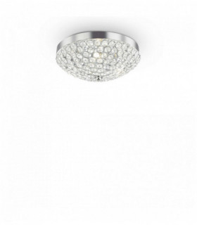 ORION Chrom Kristall Deckenleuchte 3 Lampen