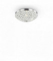 ORION Chrome crystal ceiling light 5 bulbs