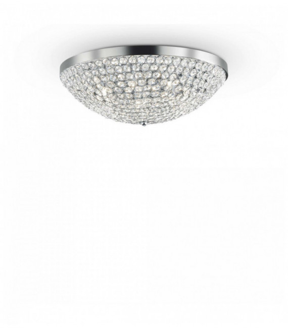 ORION Chrom Kristall Deckenleuchte 7 Lampen