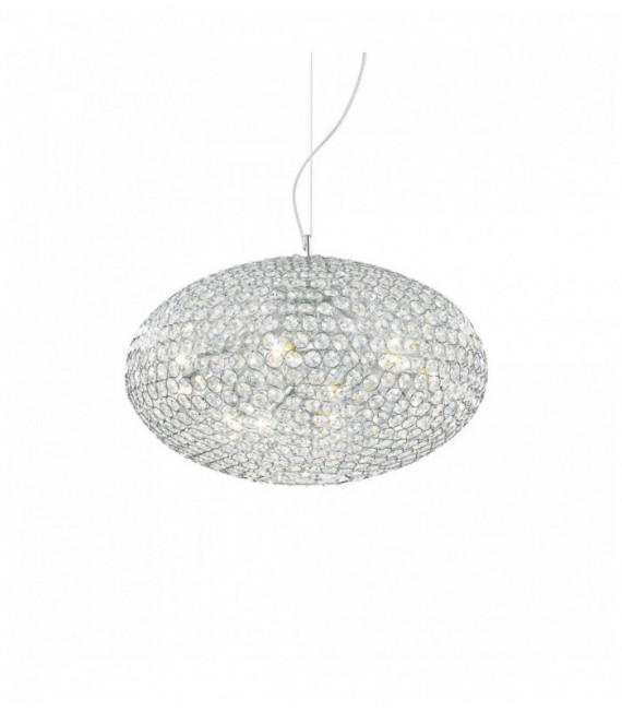 ORION crystal chrome pendant lamp 6 bulbs
