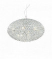 ORION chrome crystal pendant light 12 bulbs