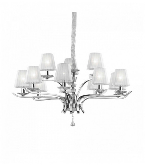 Lampada a sospensione bianca PEGASO 12 lampadine