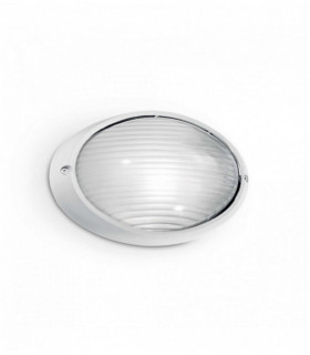 White MIKE 1-light metal wall light