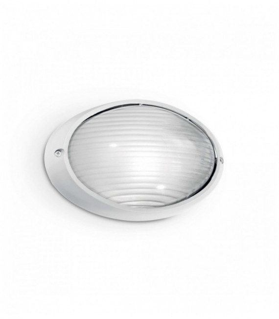 White MIKE 1-light metal wall light
