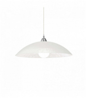 Lámpara colgante LANA blanca 1 bombilla Altura 38 Cm