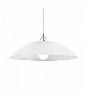 White LANA pendant lamp 1 bulb Diameter 26 Cm