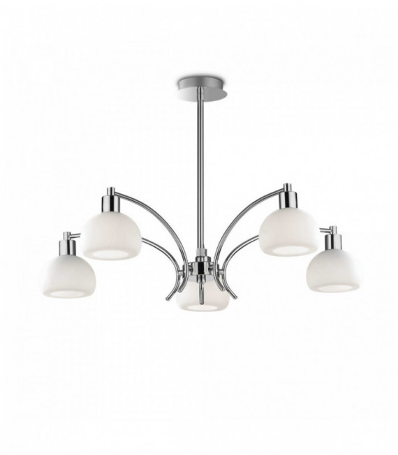 TOKYO Chrome Colgante 5 bombillas