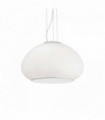 White pendant light MAMA 1 bulb