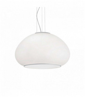 Lampada a sospensione bianca MAMA 3 lampadine Diametro 40 Cm