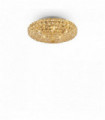 Plafonnier Doré en cristal KING 5 ampoules