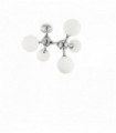 White ceiling lamp NODI BIANCO 5 bulbs