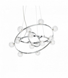 ORBITAL Chrome Pendant 14 Glühbirnen