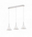 COCKTAIL white pendant light 3 bulbs