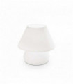 Lampe de table Blanche PRATO 1 ampoule Largeur 60 Cm