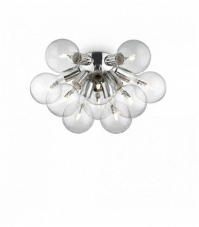 Plafonnier Chrome DEA 10 ampoules