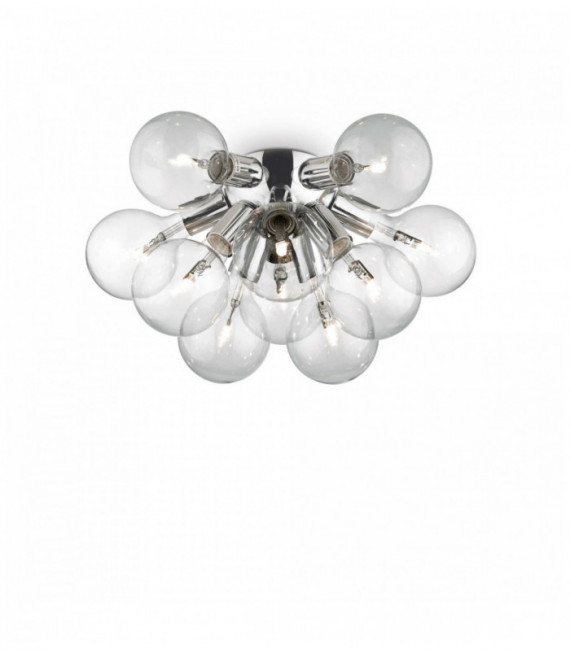 Plafonnier Chrome DEA 10 ampoules