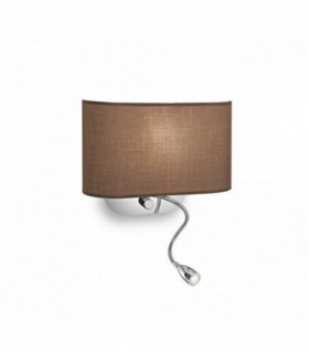 SHERATON applique marrone 2 lampadine