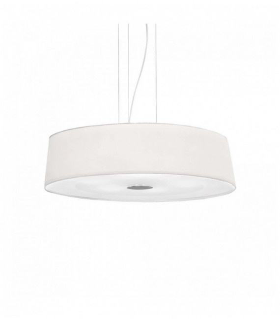 HILTON white pendant lamp 6 bulbs